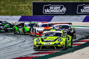 Auto der Tabellenführer: Der Porsche 911 GT3 R von SSR Performance