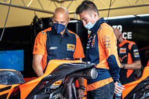 Esteban Garcia beim Misano-MotoGP-Test mit Raúl Fernández