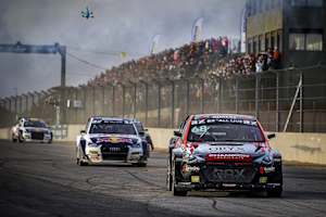 Niclas Grönholm vor Johan Kriostoffersson