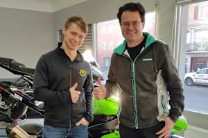 Sandro Furtner (li.) mit Roman Raschle
