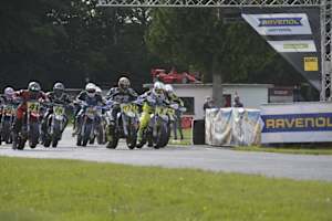 Start zu Lauf 2: Schmidt (41), Albrecht (28),  Mayerbüchler (688), Peter Banholzer (117), Deitenbach (1)