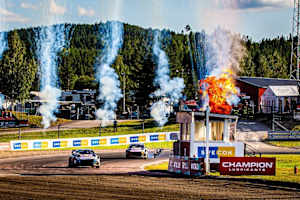 Timmy Hansen bei seinem Heimsieg
