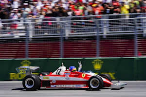 Jacques Villeneuve im Ferrari seines Vaters Gilles