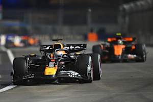Max Verstappen vor Lando Norris