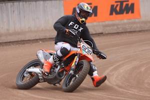 Lukas Neurauter beim Day of Dirt in der Speedway-Arena in Eggendorf