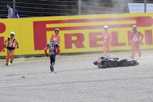 Marco Bezzecchi stürzte wie Teamkollege Jorge Martin zweimal