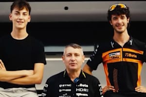 Luca Boscoscuro mit Luca Lunetta (links) und Celestino Vietti