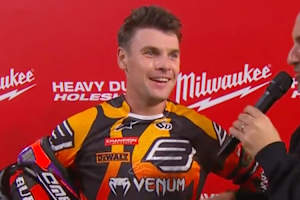 Luke Clout gewann am Samstag in der SX2-Klasse