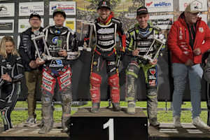Die Top-3 von Dohren (v.l.): Fredrik Lindgren, Artem Laguta und Mikkel Andersen