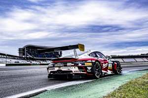 Simon Birch auf der Pole in Hockenheim