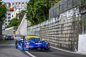 Alessio Picariello im Stadtverkehr von Macau