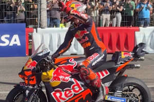 Jonas Folger auf der KTM RC16 in Budapest