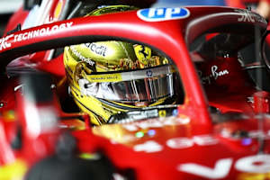 Lewis Hamilton in Singapur