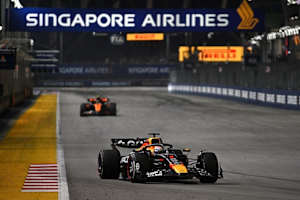Hauptsache vor McLaren: Max Verstappen in Singapur