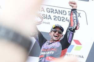 GP-Sieger in Indonesien und Weltmeister 2024: Jorge Martin