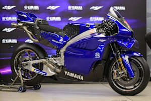 Startbereit: Yamaha YZR-M1 mit V4-Motor
