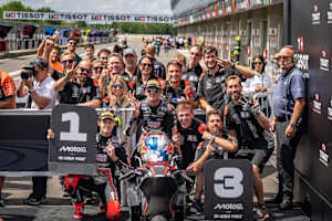 Brünn 2025: Die Intact-GP-Piloten Pini und Munoz auf den Startplätzen 1 und 3