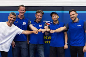 Kenan Sofuoglu, Kervin Bos, Ronald Ten Kate, Can Öncü und Niccolo Canepa (v.l.)