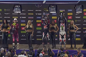 Hunter Lawrence gewann vor Jett Lawrence und Eli Tomac