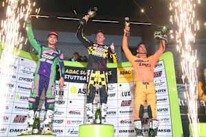 Das SX1-Podium von Stuttgart