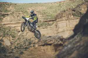 Triumph TF250-C: Cross-Counrty-Maschine für Vertikutierarbeiten auf gewachsenem Mutterboden