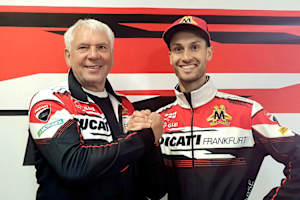 Matthias Moser und Lukas Tulovic bleiben eine Team (v.li.)
