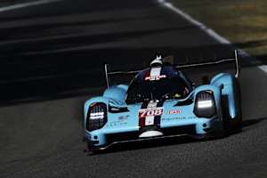 Den Glickenhaus 007 fahren in Sebring Romain Dumas, Ryan Briscoe und Olivier Pla