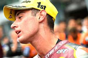 Tony Arbolino nach seinem Sieg beim Malaysia-GP