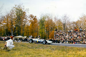 John Surtees 1964 in Watkins Glen (USA)