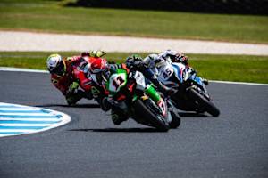 Kyle Smith vor Scott Redding und Alvaro Bautista