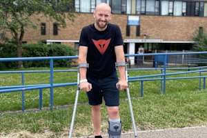 Tom Sykes am Entlassungstag