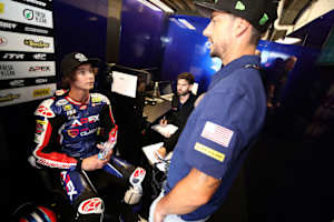 Rory Skinner mit American Racing-Coach John Hopkins