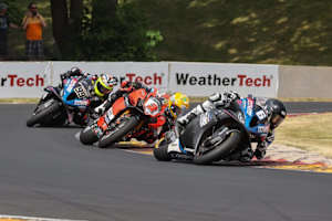 Cameron Beaubier vor Josh Herrin und PJ Jacobsen