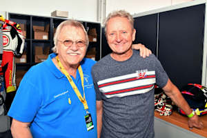 Wiedersehen am Wochenende: Gerd Borghoff und Kevin Schwantz