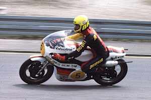 Dieter Braun auf der privaten Suzuki 1976