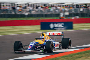Jenson Button genoss die Fahrt im FW14B von 1992