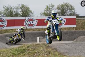 Thomas Chareyre (4) fuhr stark