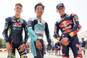 Luca Lunetta, Tatsuki Suzuki und Filippo Farioli