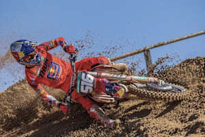 Simon Längenfelder gewann das MX2-Vorsaisonrennen in Ponte a Egola