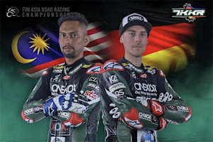 Markus Reiterberger (re.) mit Teamkollege Azlan Shah