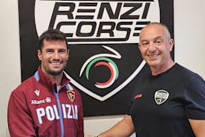 Simone Corsi und sein neuer Boss Stefano Renzi