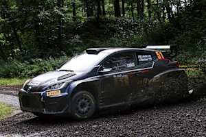 Der Toyota Yaris Rally2 mit Jari-Matto Latvala in Japan