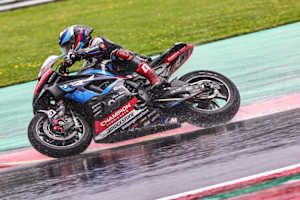 Für Sylvain Guintoli war es zeitweise zu viel Regen