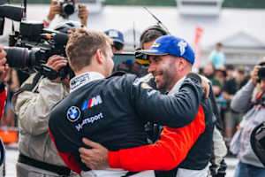 Philipp Eng (re.) mit Dries Vanthoor