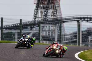 YART im Hintergrund liegt klar vor Ducati (#2) aber auch deutlich hinter der führenden Honda