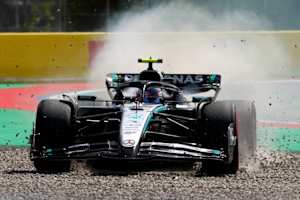 Kimi Antonelli in Spanien: Motorschaden, aus