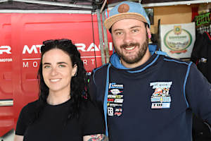 David Datzer (re.) mit Kristýna Jakesch, die er dieses Jahr unter seine Fittiche genommen hat