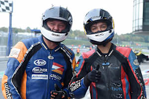 Wiggert Kranenburg und TT-Newcomer Kevin Kölsch