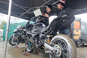 Michael Dunlop bei der Suche nach der optimalen Abstimmung