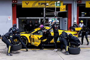 Boxenstopp bei der Corvette Z06 LMGT3.R